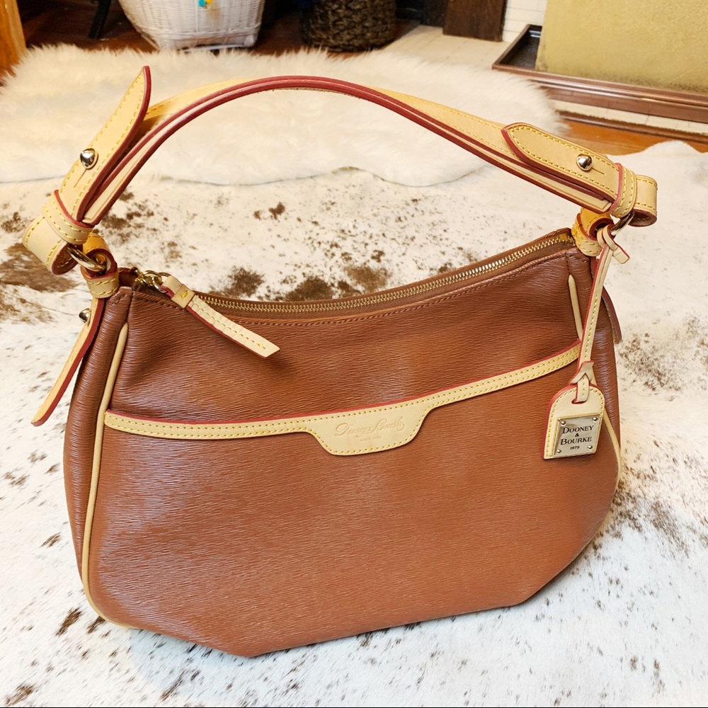 Dooney & Bourke Brown Leather Designer Purse
